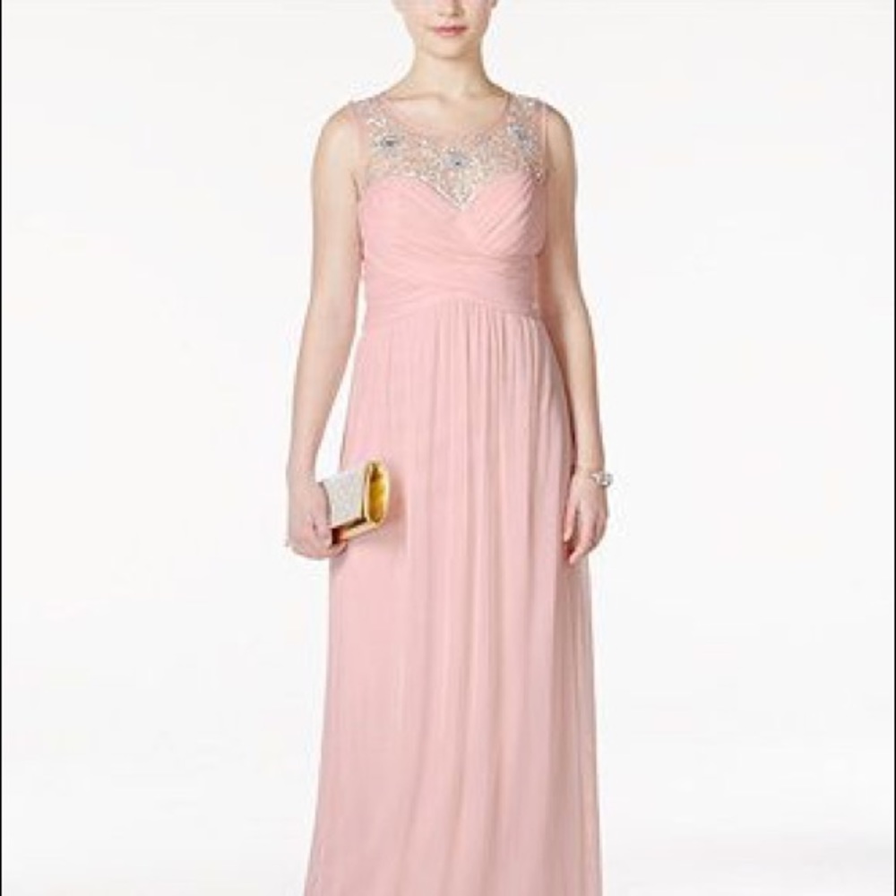 Empire waist prom gown